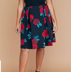 Lane Bryant Skuba Midi Skirt